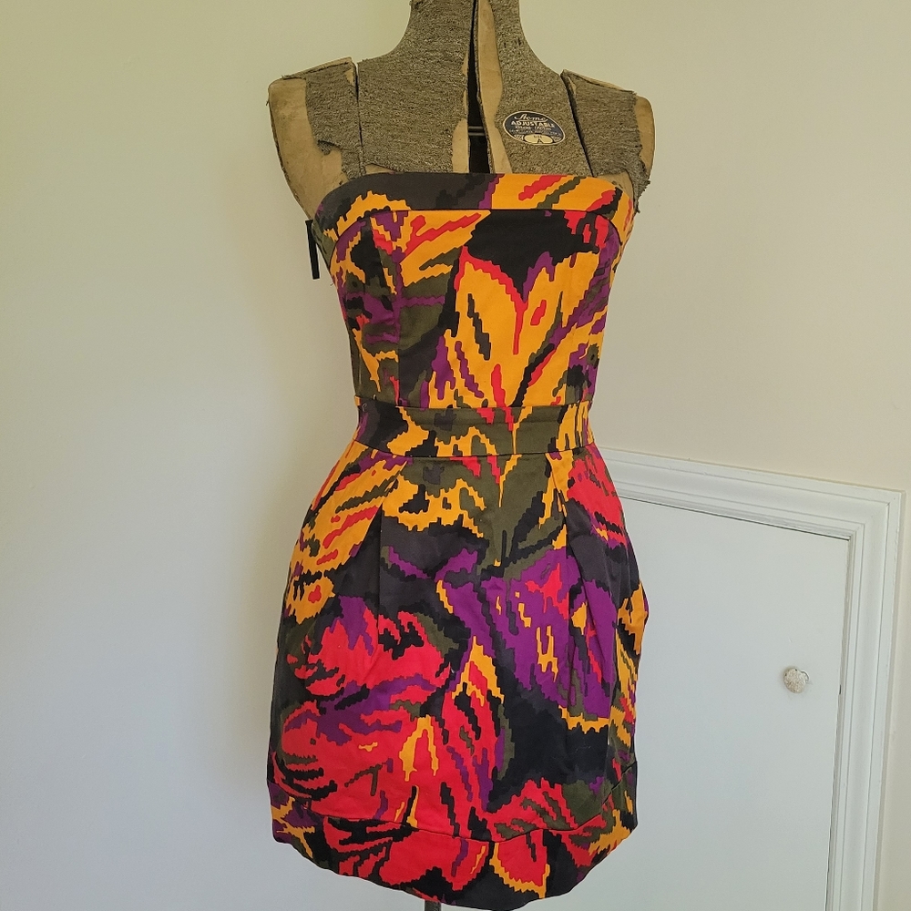 FCUK Geo Camo Cocktail Dress
